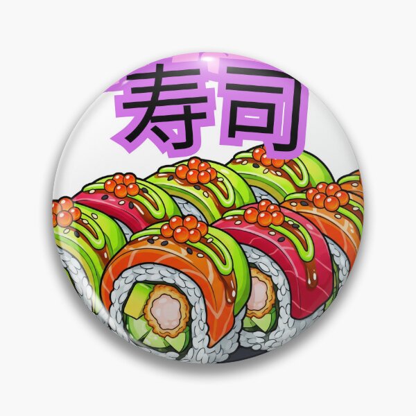 Item preview, Japanese Sushi Platter Anime Food designed and sold by Shirt-Otakus.