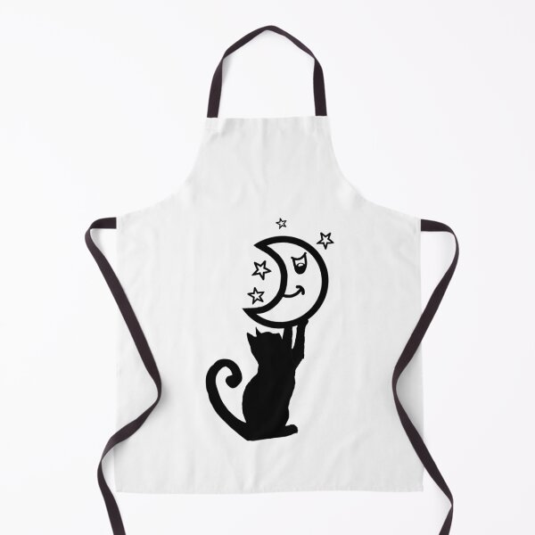 Item preview, Cat Holding Crescent Moon and Stars Line Art designed and sold by Graphroad.