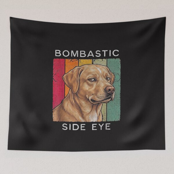 Item preview, Bombastic Side Eye Labrador Funny Retro Dog Meme Design designed and sold by kiralynstration.