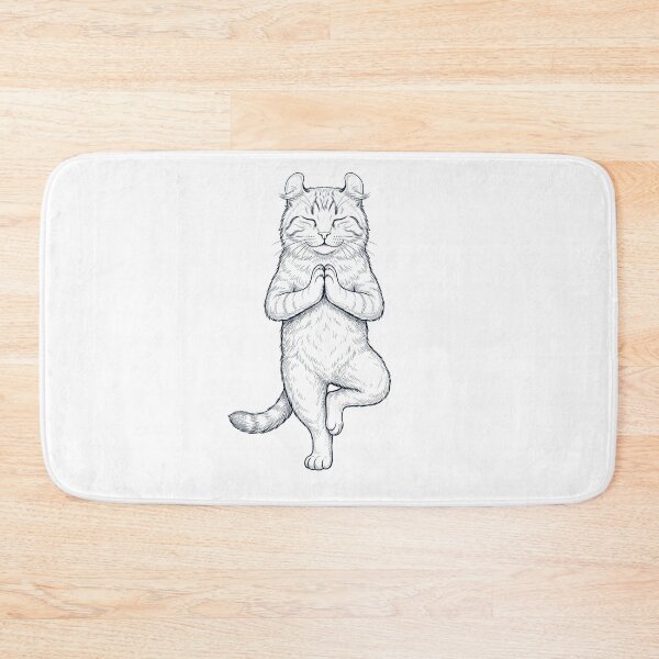 Item preview, Vintage American Curl Cat Yoga Tree Pose Kitten Lover designed and sold by TerryConnells.