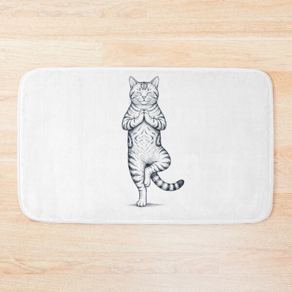 Item preview, Vintage American Shorthair Cat Yoga Tree Pose Kitten Lover designed and sold by TerryConnells.