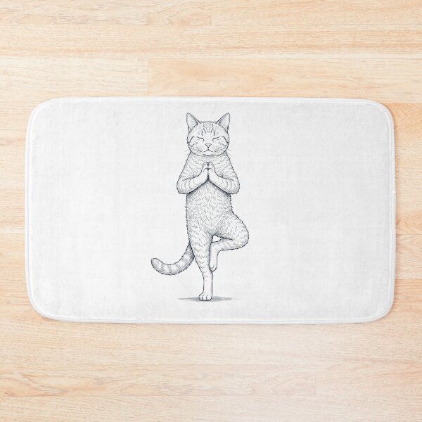 Item preview, Vintage American Wirehair Cat Yoga Tree Pose Kitten Lover designed and sold by TerryConnells.