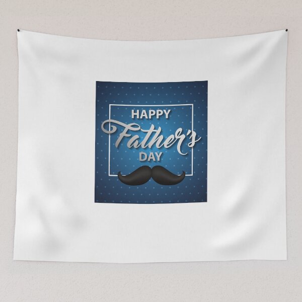 Item preview, Happy Father’s Day Mustache Illustration designed and sold by PALAVO.