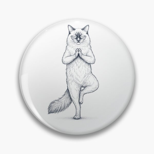 Item preview, Vintage Balinese Cat Yoga Tree Pose Kitten Lover designed and sold by TerryConnells.