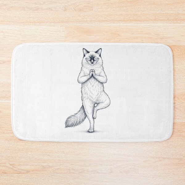 Item preview, Vintage Balinese Cat Yoga Tree Pose Kitten Lover designed and sold by TerryConnells.