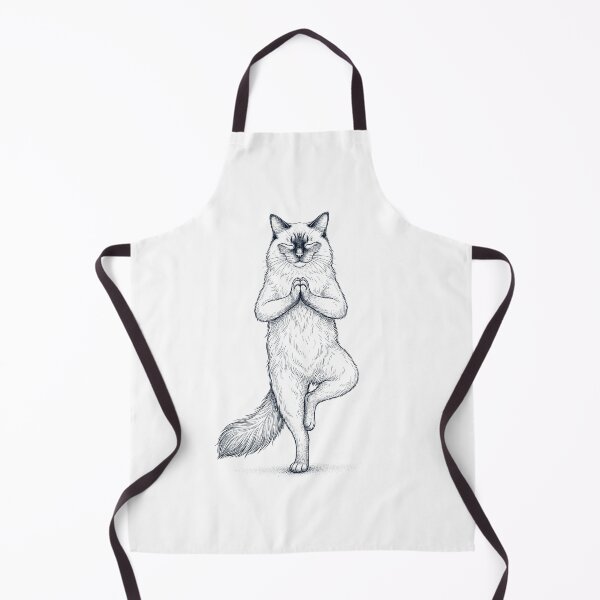 Item preview, Vintage Balinese Cat Yoga Tree Pose Kitten Lover designed and sold by TerryConnells.