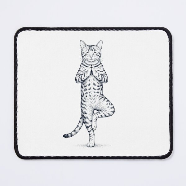 Item preview, Vintage Bengal Cat Yoga Tree Pose Kitten Lover designed and sold by TerryConnells.