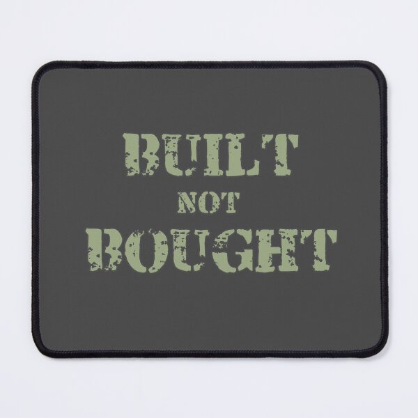 Item preview, Built Not Bought – Car Enthusiast Racing Design for Gearheads III designed and sold by Funnycoin10000.