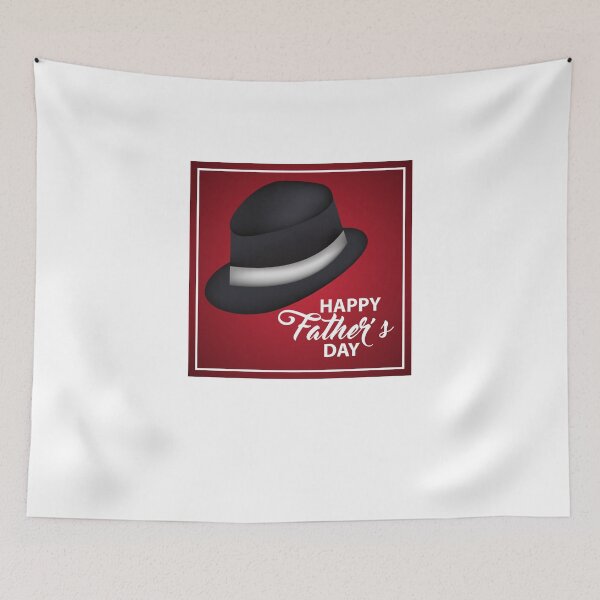 Item preview, Happy Father’s Day Fedora Hat Design designed and sold by PALAVO.