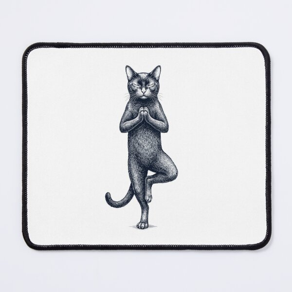 Item preview, Vintage Bombay Cat Yoga Tree Pose Kitten Lover designed and sold by TerryConnells.