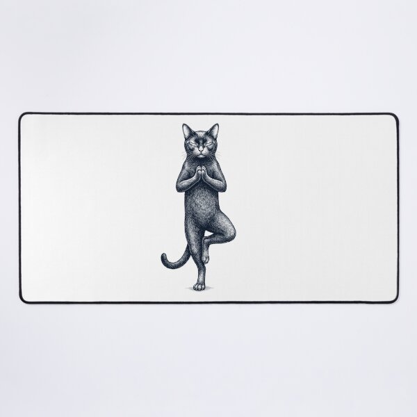Item preview, Vintage Bombay Cat Yoga Tree Pose Kitten Lover designed and sold by TerryConnells.