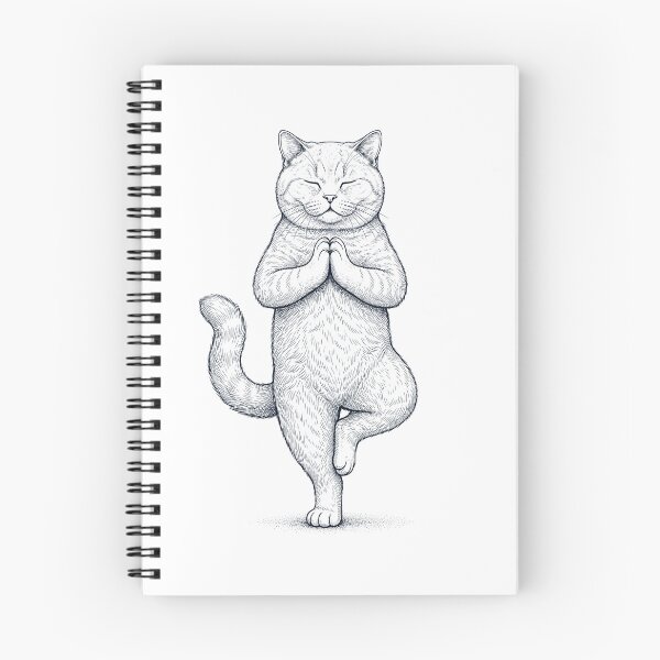 Artikelvorschau, Vintage Britisch Kurzhaar Katze Yoga Baum Pose Kätzchenliebhaber entworfen und verkauft von TerryConnells.