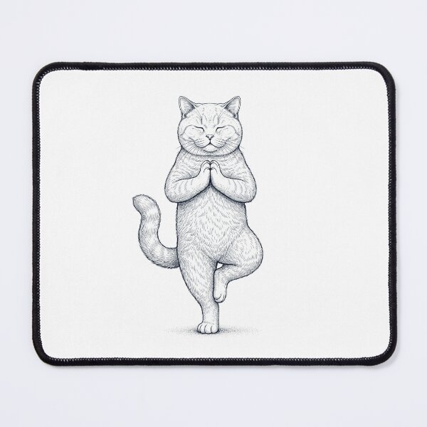 Item preview, Vintage British Shorthair Cat Yoga Tree Pose Kitten Lover designed and sold by TerryConnells.