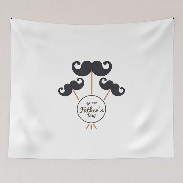 Item preview, Cute Mustache Props Father’s Day Design designed and sold by PALAVO.