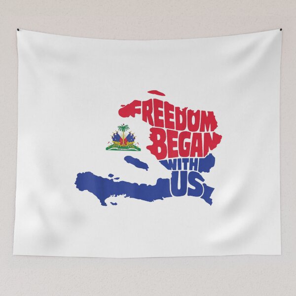 Item preview, Freedom Began With Us Haitian Flag Day Patriotic Haiti Design designed and sold by kiralynstration.
