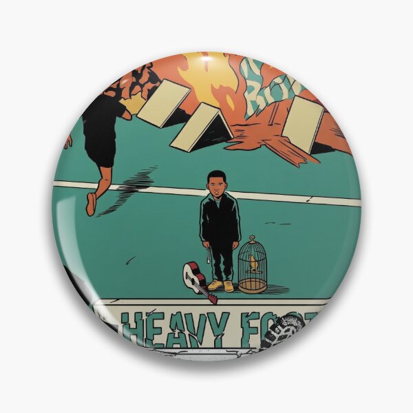 Item preview, Heavy Foot Urban Chaos Comic Noir Boy With Guitar designed and sold by TopKult.