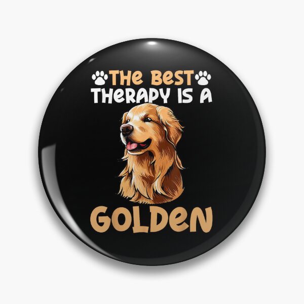 Item preview, Therapy Dog The Best Therapy Is A Golden designed and sold by goombi-creative.
