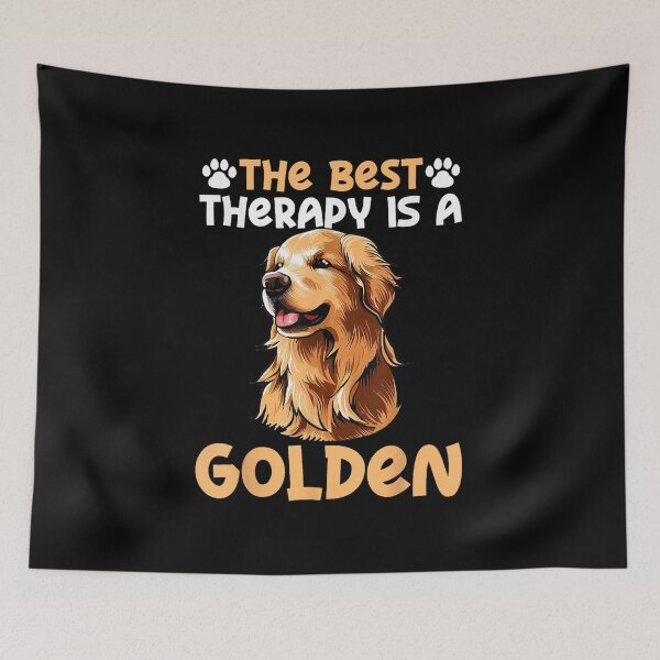 Item preview, Therapy Dog The Best Therapy Is A Golden designed and sold by goombi-creative.