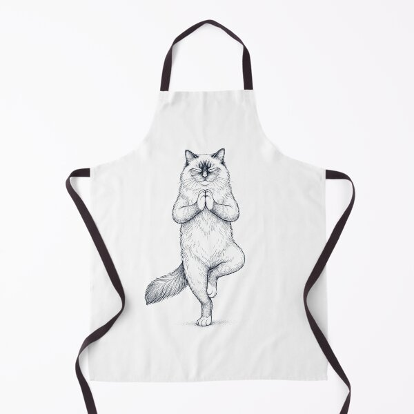Item preview, Vintage Birman Cat Yoga Tree Pose Kitten Lover designed and sold by TerryConnells.