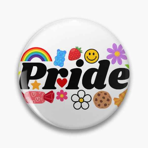 Artikelvorschau, Pride Month Retro Regenbogen Kidcore Grafik entworfen und verkauft von Niji Hibana.