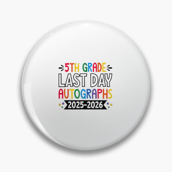 Item preview, Last Day Of School Autographs 5th Grade Graduation Design designed and sold by kiralynstration.