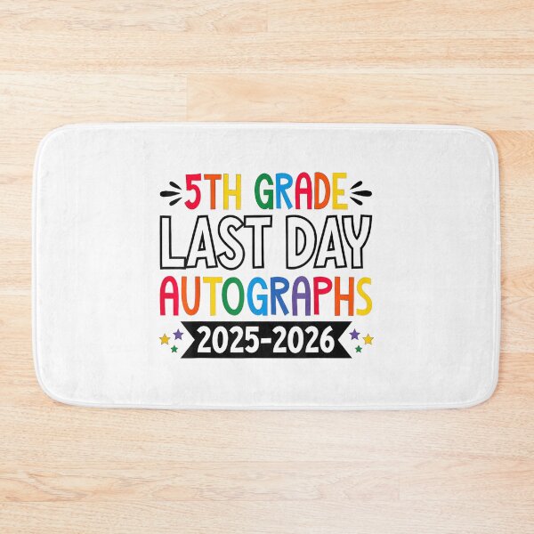 Item preview, Last Day Of School Autographs 5th Grade Graduation Design designed and sold by kiralynstration.