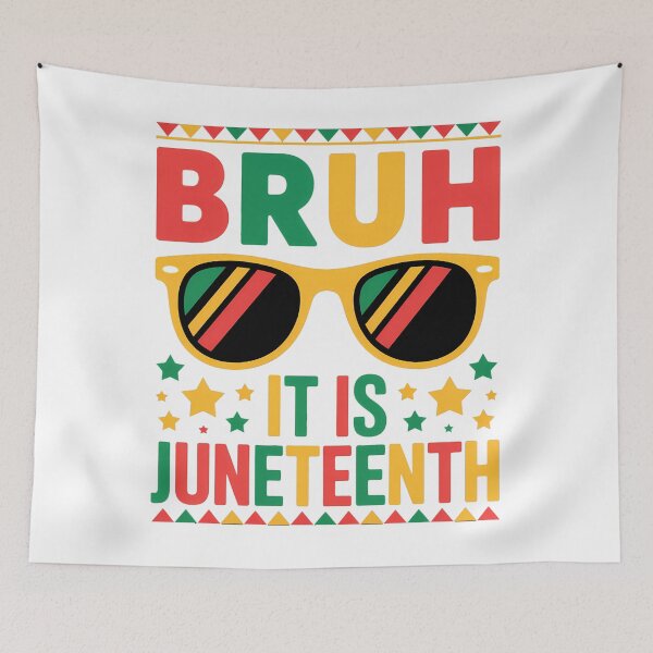 Item preview, Bruh It's Juneteenth Cute Sunglasses Freedom Day designed and sold by sailorjessiArt.