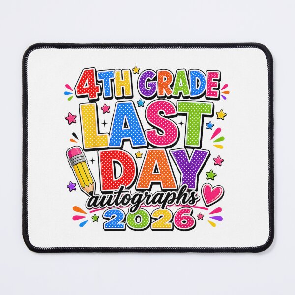 Item preview, Last Day Of School Autographs 4th Grade Graduation Design   designed and sold by kiralynstration.