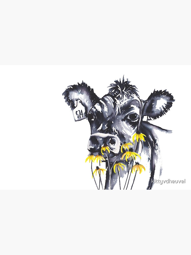 No worries - cow painting by kittyvdheuvel