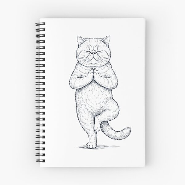 Item preview, Vintage Exotic Shorthair Cat Yoga Tree Pose Kitten Lover designed and sold by TerryConnells.