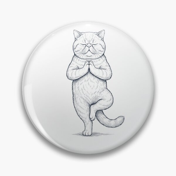 Item preview, Vintage Exotic Shorthair Cat Yoga Tree Pose Kitten Lover designed and sold by TerryConnells.