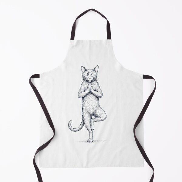 Item preview, Vintage Havana Brown Cat Yoga Tree Pose Kitten Lover designed and sold by TerryConnells.
