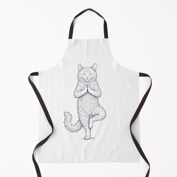 Item preview, Vintage LaPerm Cat Yoga Tree Pose Kitten Lover designed and sold by TerryConnells.