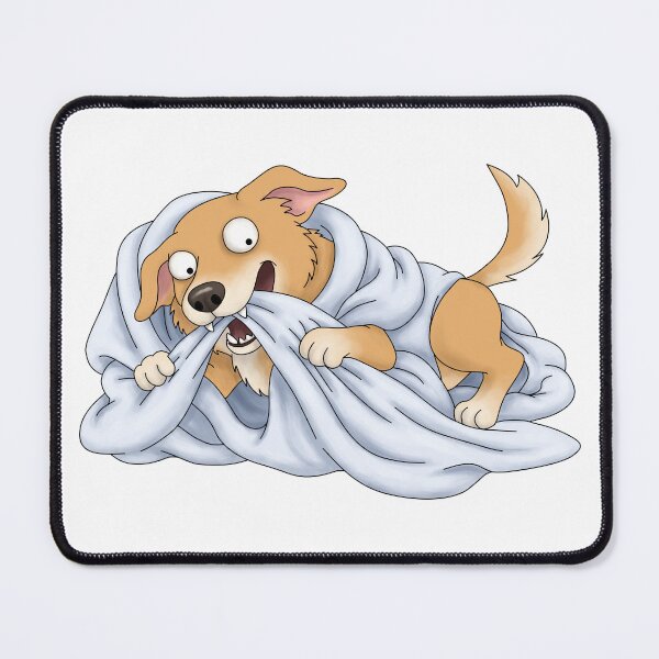 Item preview, Funny Dog Tangled In Blanket designed and sold by Szkicerka.