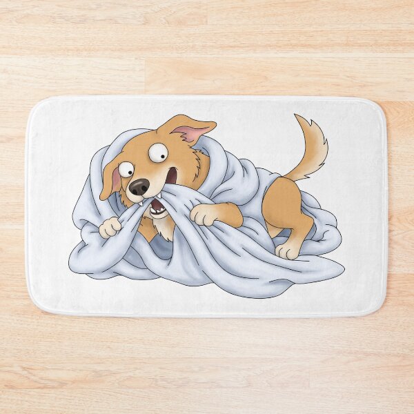 Item preview, Funny Dog Tangled In Blanket designed and sold by Szkicerka.