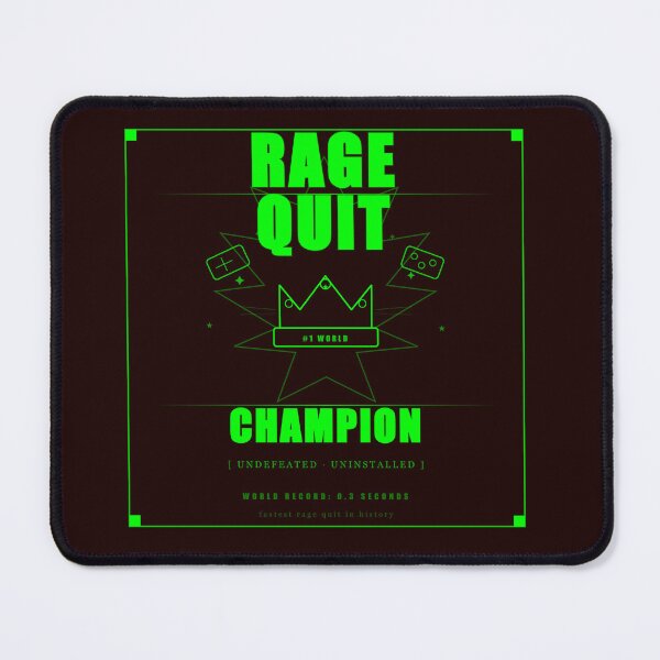 Item preview, Rage Quit Champion Funny Gamer Broken Controller Trophy Neon designed and sold by Mega-Shopping.