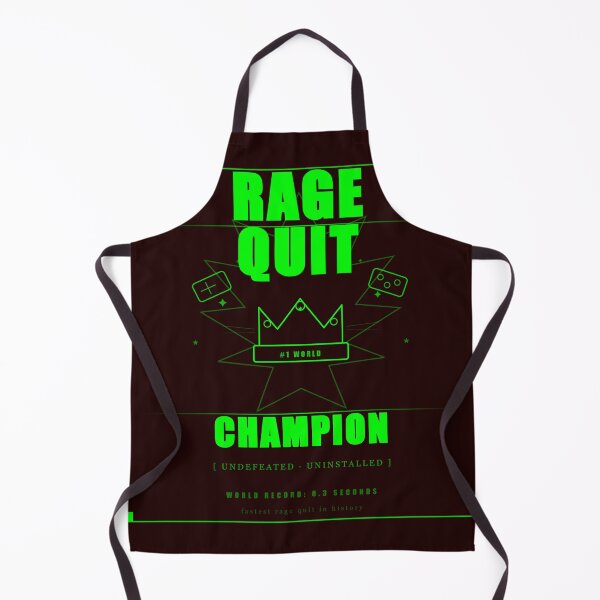 Item preview, Rage Quit Champion Funny Gamer Broken Controller Trophy Neon designed and sold by Mega-Shopping.