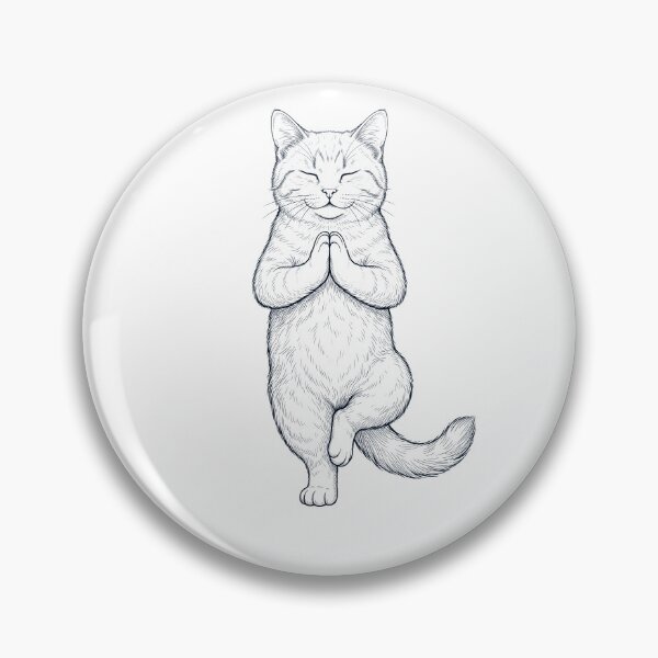 Item preview, Vintage Munchkin Cat Yoga Tree Pose Kitten Lover designed and sold by TerryConnells.