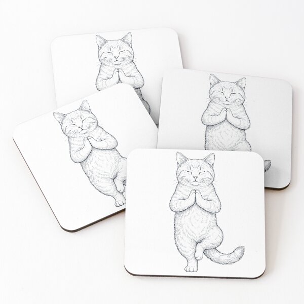 Item preview, Vintage Munchkin Cat Yoga Tree Pose Kitten Lover designed and sold by TerryConnells.