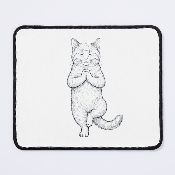 Item preview, Vintage Munchkin Cat Yoga Tree Pose Kitten Lover designed and sold by TerryConnells.