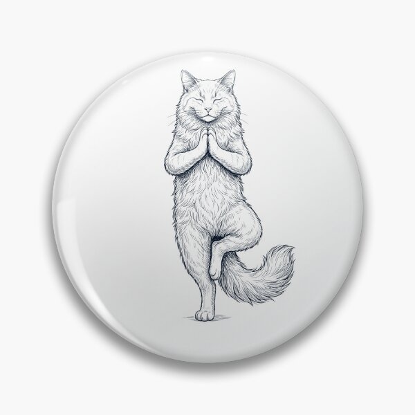 Item preview, Vintage Nebelung Cat Yoga Tree Pose Kitten Lover designed and sold by TerryConnells.