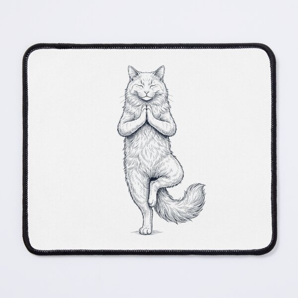 Item preview, Vintage Nebelung Cat Yoga Tree Pose Kitten Lover designed and sold by TerryConnells.
