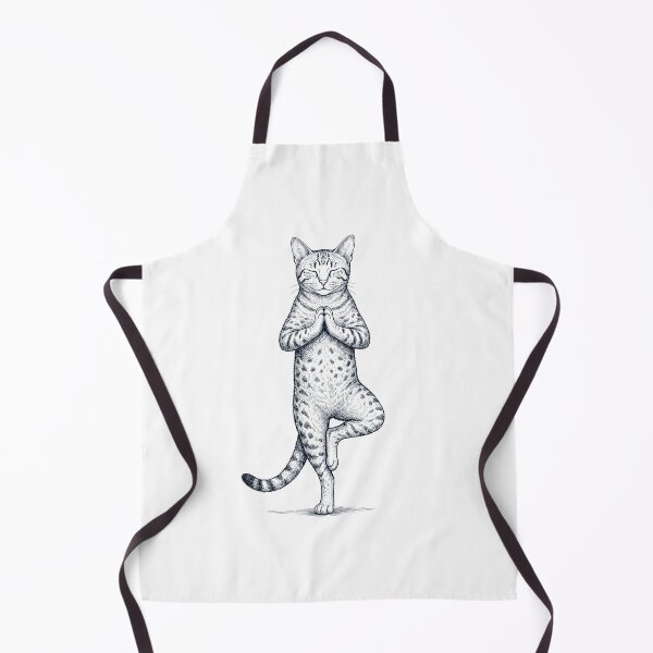 Item preview, Vintage Ocicat Cat Yoga Tree Pose Kitten Lover designed and sold by TerryConnells.