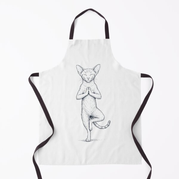 Item preview, Vintage Oriental Shorthair Cat Yoga Tree Pose Kitten Lover designed and sold by TerryConnells.