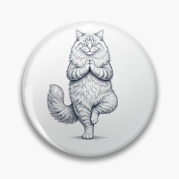 Item preview, Vintage Ragamuffin Cat Yoga Tree Pose Kitten Lover designed and sold by TerryConnells.