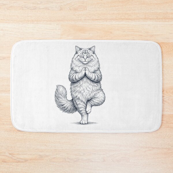 Item preview, Vintage Ragamuffin Cat Yoga Tree Pose Kitten Lover designed and sold by TerryConnells.