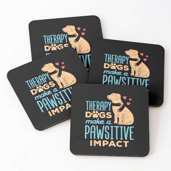 Item preview, Therapy Dog Make a Pawsitive Impact designed and sold by goombi-creative.