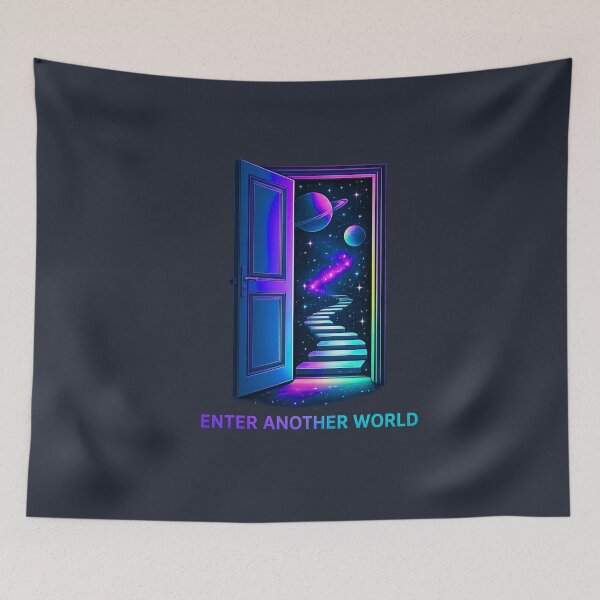 Item preview, Enter Another World Cosmic Door T-Shirt designed and sold by Aimetoi.