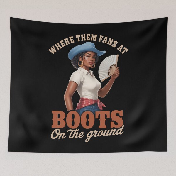 Item preview, Boots On The Ground Juneteenth Cowgirl designed and sold by sailorjessiArt.