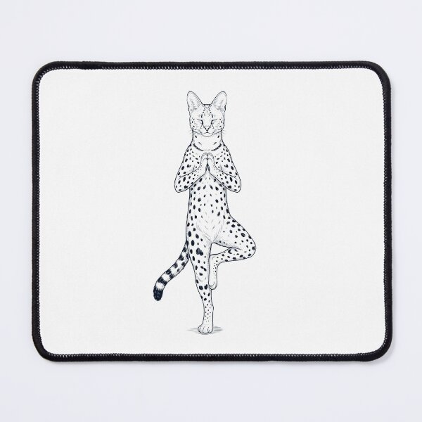 Item preview, Vintage Savannah Cat Yoga Tree Pose Kitten Lover designed and sold by TerryConnells.